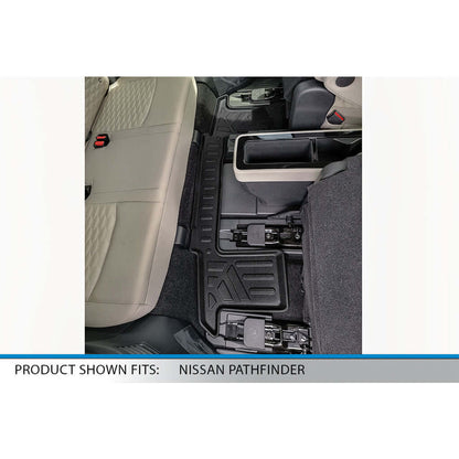 SMARTLINER Custom Fit Floor Liners For 2022-2025 Nissan Pathfinder (7 Passenger) Smartliner USA