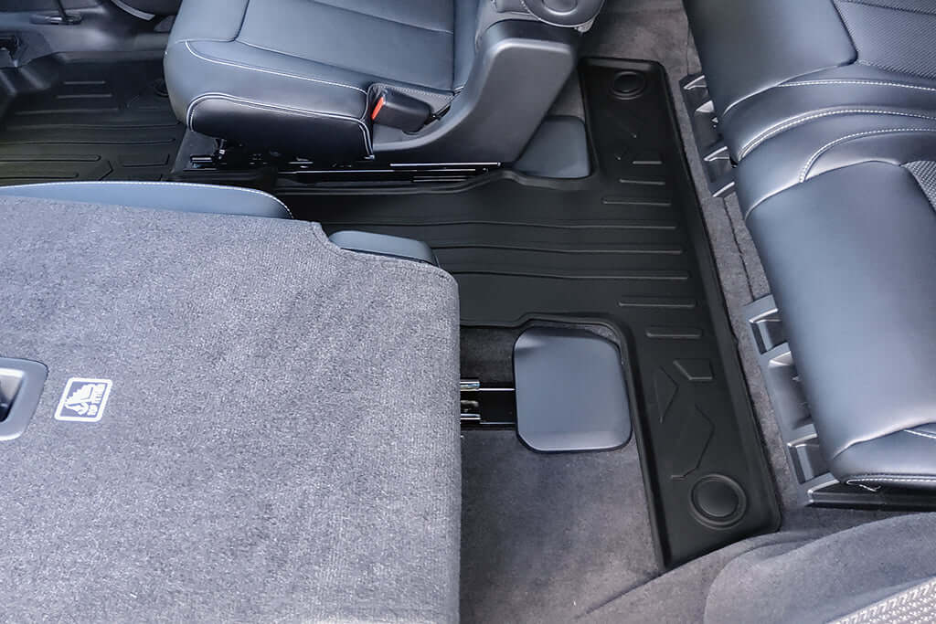 SMARTLINER Custom Fit Floor Liners For 2021-2025 Jeep Grand Cherokee L with 2nd Row Bucket Seats With Center Console Smartliner USA