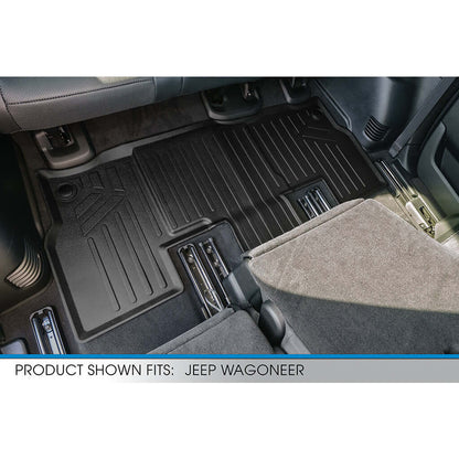 SMARTLINER Custom Fit Floor Liners For 2022-2025 Jeep Wagoneer (8 Passenger Model) Smartliner USA