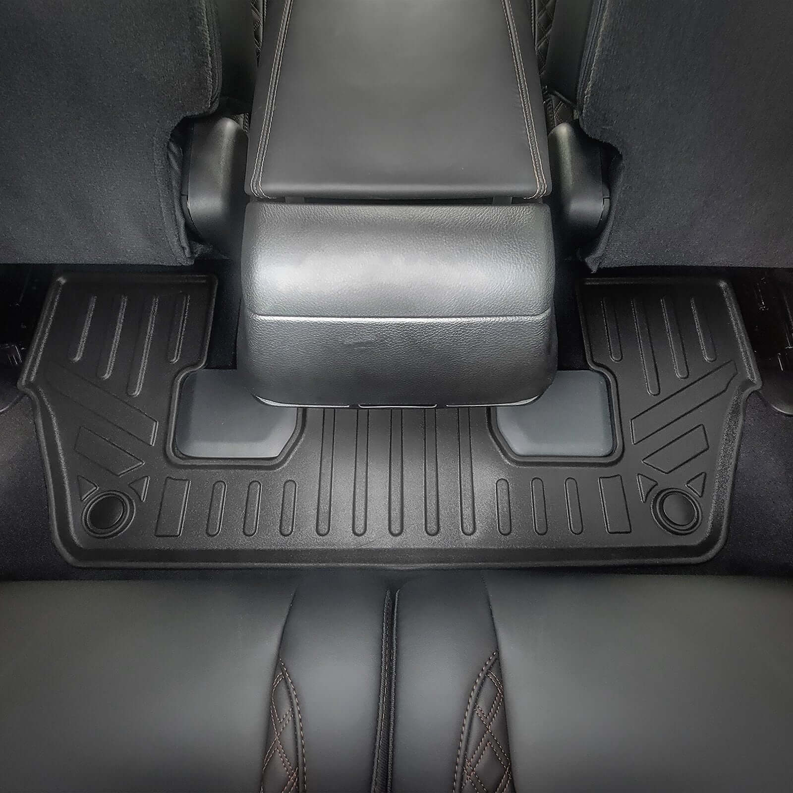 SMARTLINER Custom Fit Floor Liners For 2021-2025 Jeep Grand Cherokee L w/ 2nd Row Bucket Seats and center console (No subwoofer) Smartliner USA