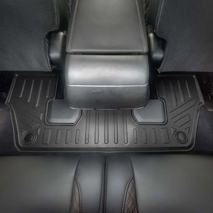 SMARTLINER Custom Fit Floor Liners For 2021-2025 Jeep Grand Cherokee L w/ 2nd Row Bucket Seats and center console (No subwoofer) Smartliner USA