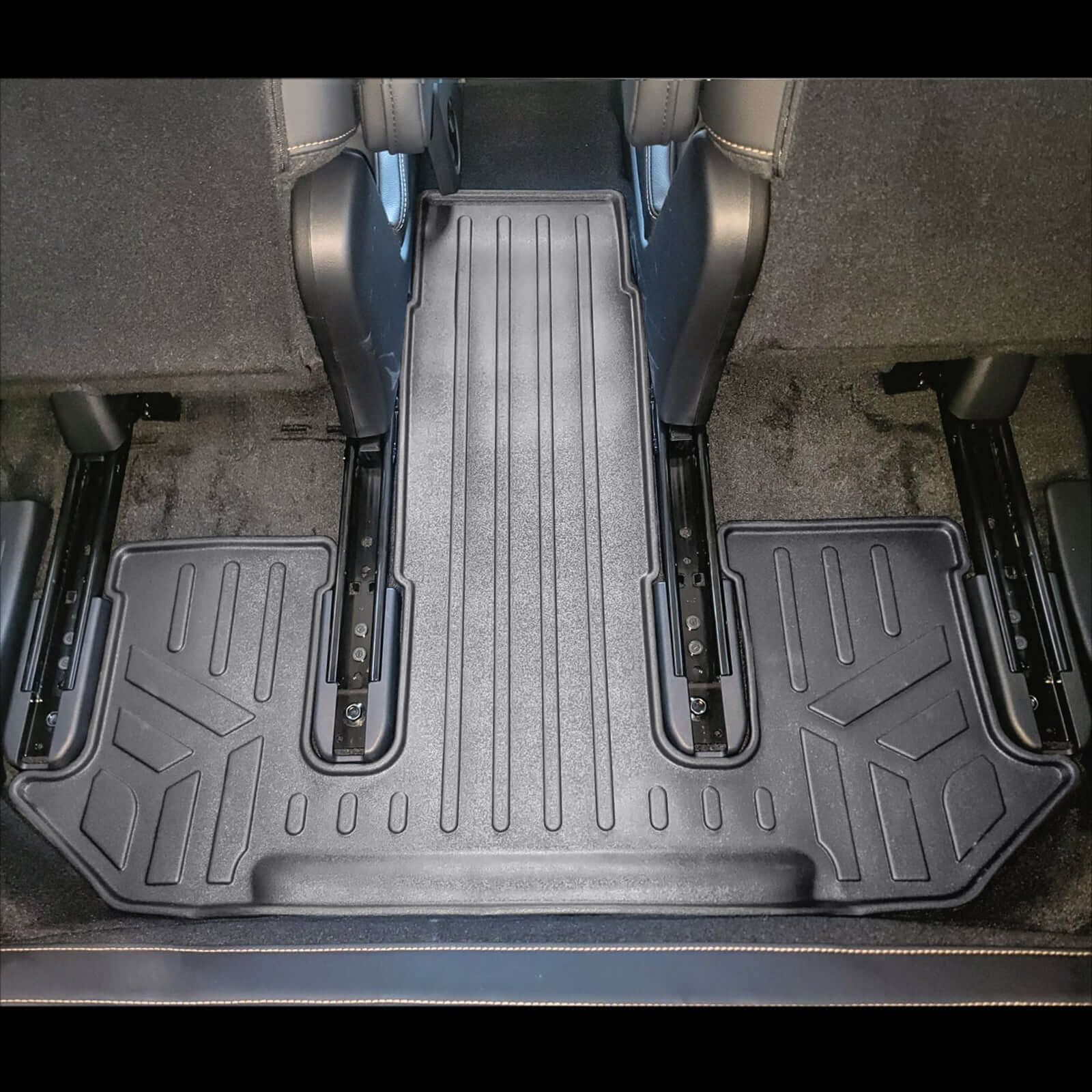 SMARTLINER Custom Fit Floor Liners For 2024-2025 Mazda CX-90 Plug-In Hybrid (Only Fits 2nd Row Bucket Seats With Center Console) Smartliner USA