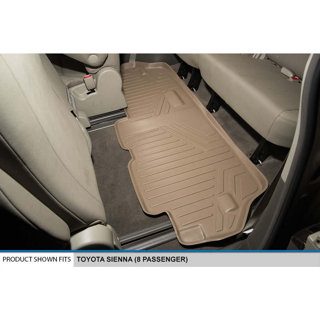 SMARTLINER Custom Fit Floor Liners For 2011-2012 Toyota Sienna (8 Passenger Model) Smartliner USA