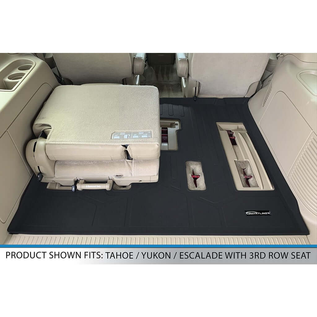 SMARTLINER Custom Fit Floor Liners For 2007-2014 Cadillac Escalade (No Hybrid Models) Smartliner USA