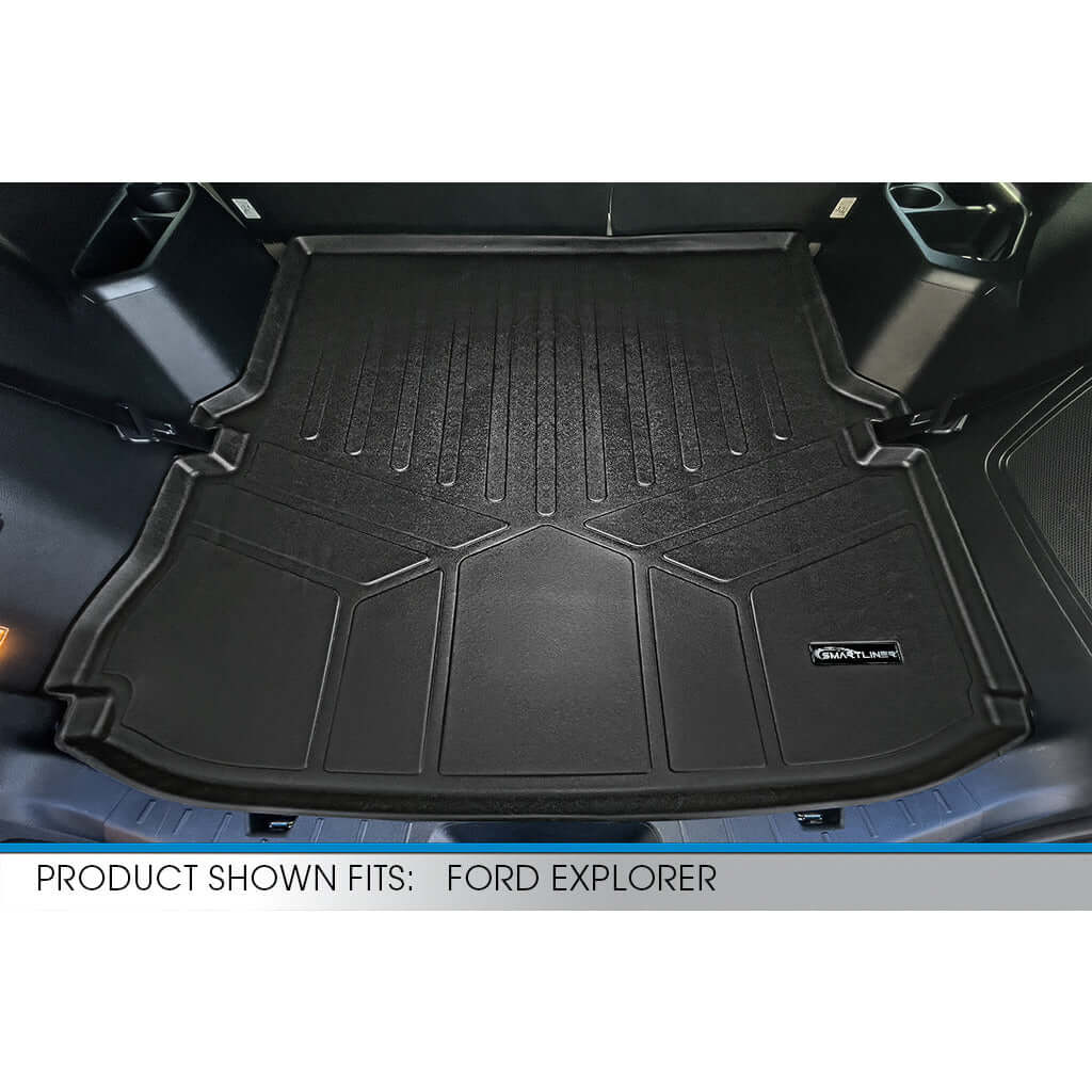 SMARTLINER Custom Fit Floor Liners For 2011-2014 Ford Explorer (with 2nd Row Center Console) Smartliner USA