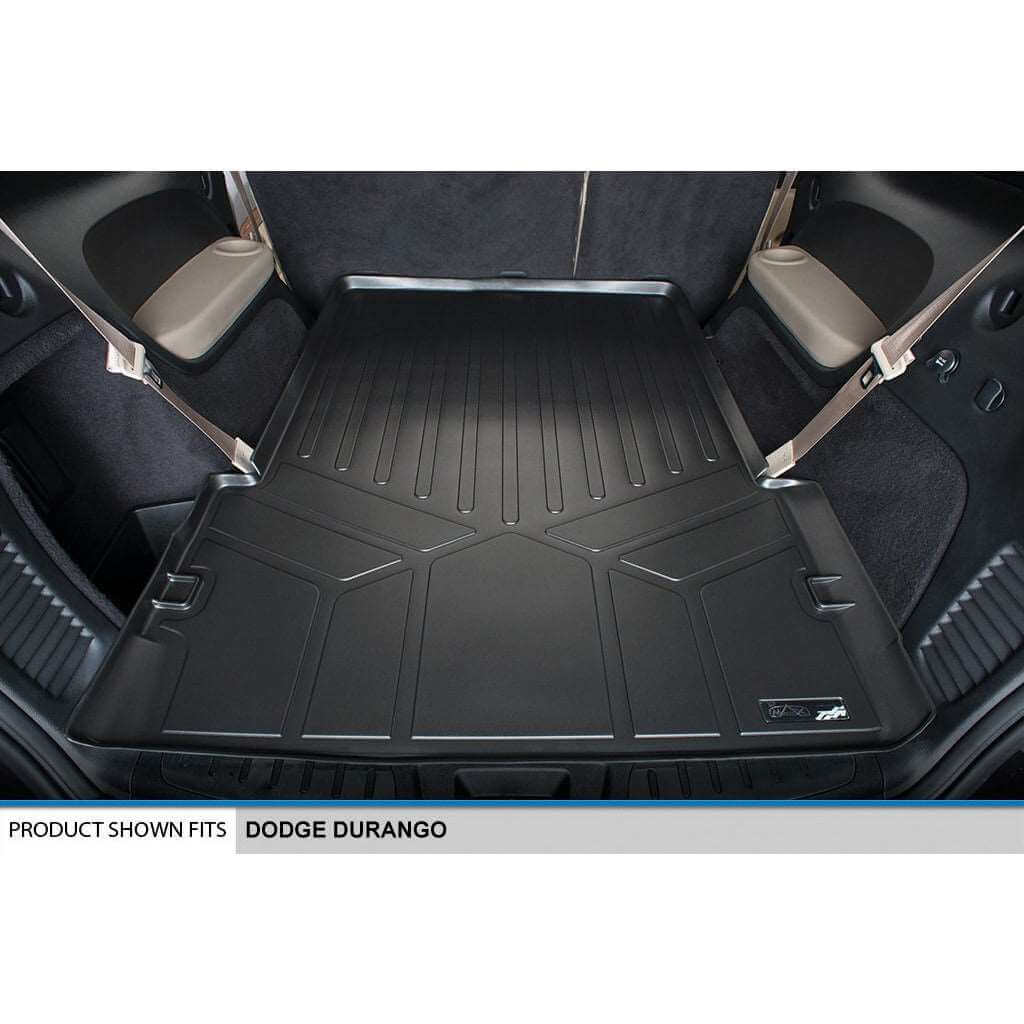 Smart Trim™ Custom Fit Floor Liners For 13-16 Durango with 1st Row Dual Floor Hooks & 2nd Row Bucket Seats Smartliner USA