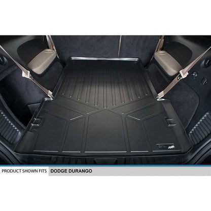 Smart Trim™ Custom Fit Floor Liners For 13-16 Durango with 1st Row Dual Floor Hooks & 2nd Row Bucket Seats Smartliner USA