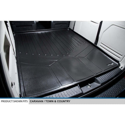 SMARTLINER Custom Fit Floor Liners For 2013-2020 Dodge Grand Caravan with Second Row Bench Seats and 1st Row Super Console Smartliner USA