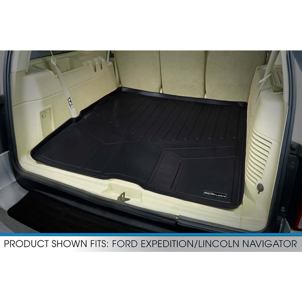 SMARTLINER Custom Fit Floor Liners For 2011-2017 Ford Expedition/Lincoln Navigator with 2nd Row Bench Seat or Console Smartliner USA