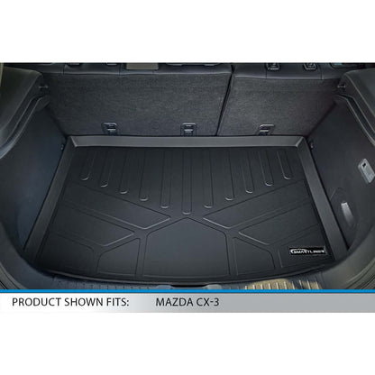 SMARTLINER Custom Fit Floor Liners For 2016-2021 Mazda CX-3 With Cargo Tray Smartliner USA