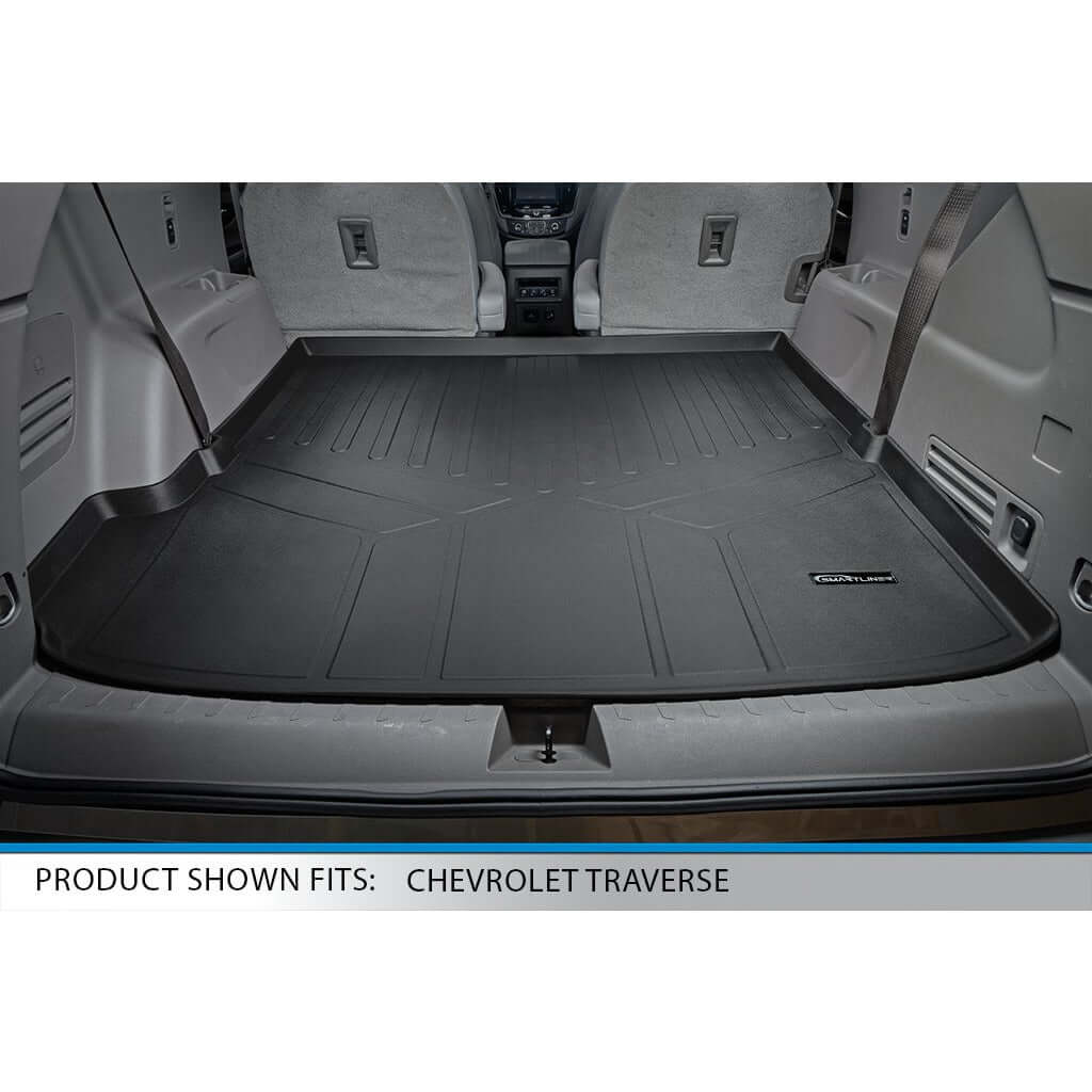 SMARTLINER Custom Fit Floor Liners For 2018-2023 Chevrolet Traverse (with 2nd Row Bench Seat) Smartliner USA