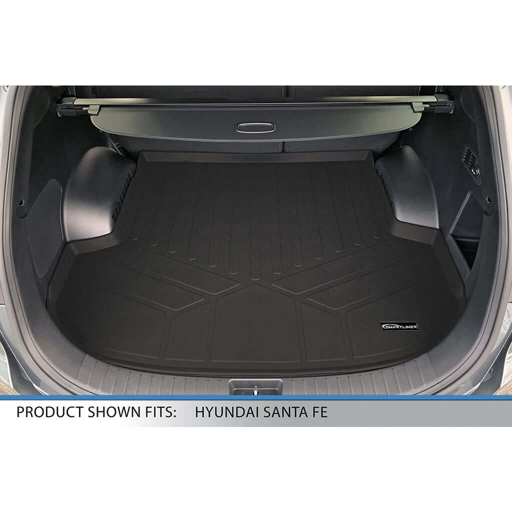 SMARTLINER Custom Fit Floor Liners For 2019-2020 Hyundai Santa Fe (5 Passenger Models) Smartliner USA