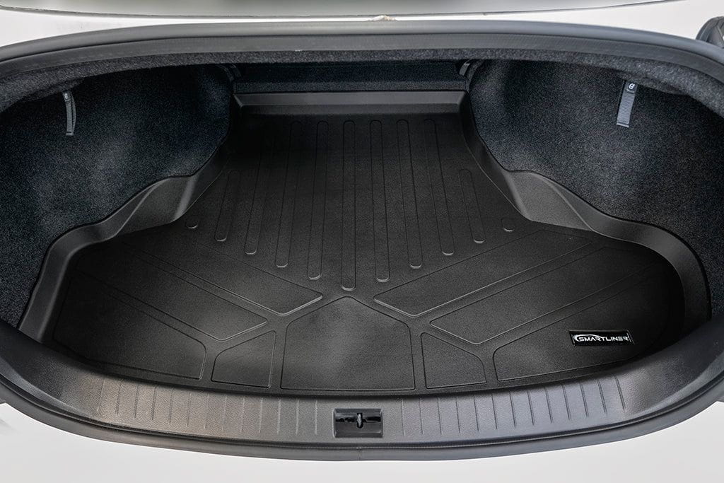 SMARTLINER Custom Fit Floor Liners For 2014-2025 Infiniti Q50 without Spare Tire Smartliner USA
