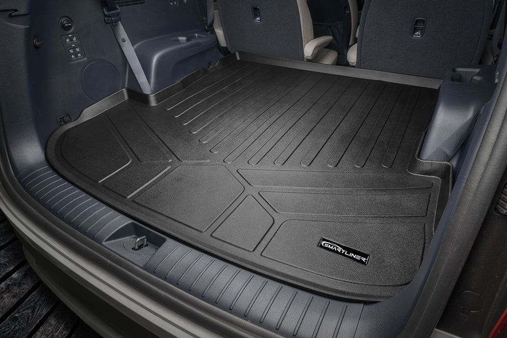 SMARTLINER Custom Fit Floor Liners For 2020-2025 Hyundai Palisade with 2nd Row Bucket Seats With Center Console Smartliner USA