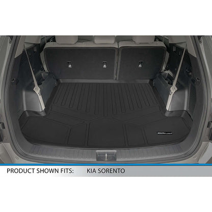 SMARTLINER Custom Fit Floor Liners For 2021-2025 Kia Sorento (with 2nd Row Bucket Seats) Smartliner USA