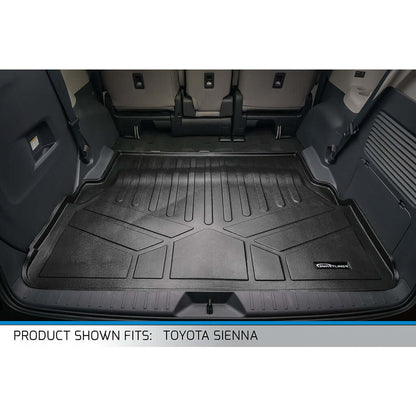 SMARTLINER Custom Fit Floor Liners For 2021-2025 Toyota Sienna with 2nd Row Bench Seat Smartliner USA