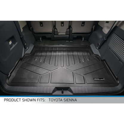 SMARTLINER Custom Fit Floor Liners For 2021-2025 Toyota Sienna with 2nd Row Bucket Seats no Spare Tire Smartliner USA