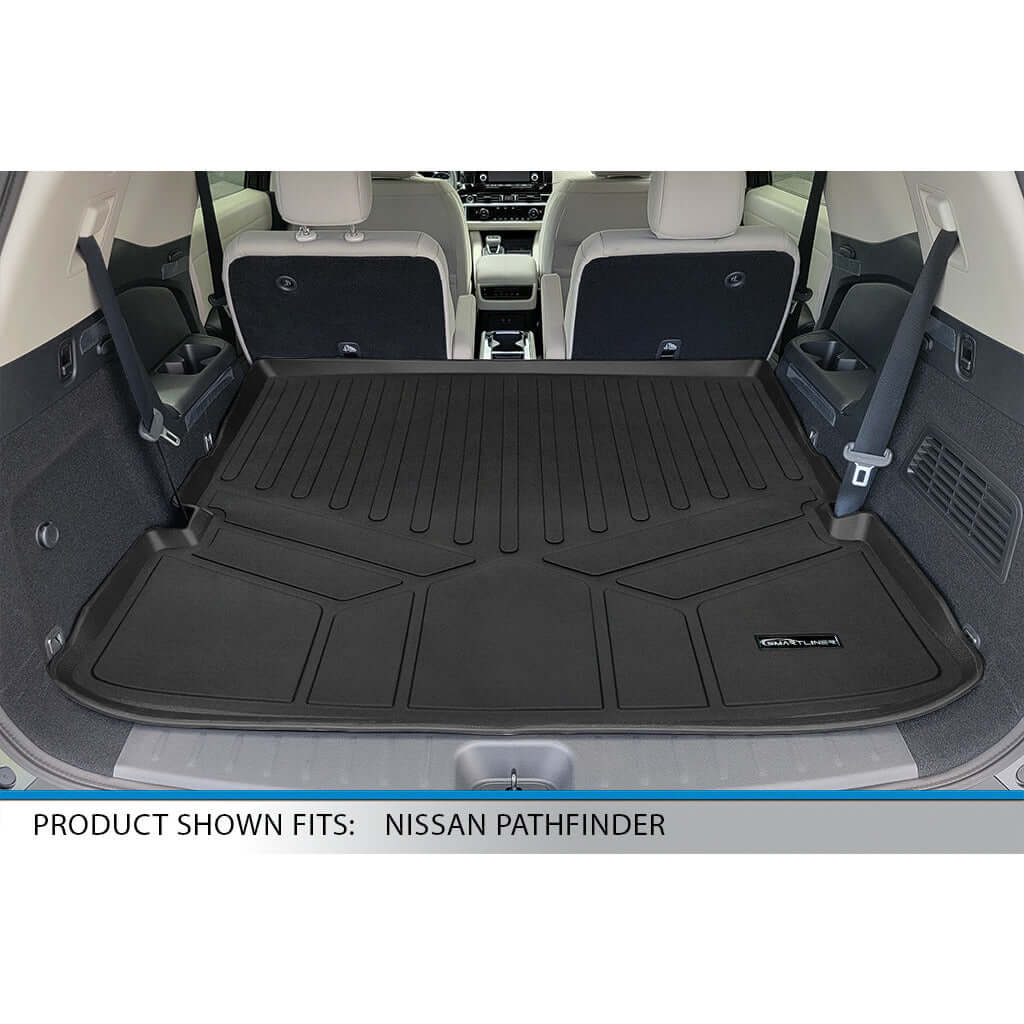 SMARTLINER Custom Fit Floor Liners For 2022-2025 Nissan Pathfinder (7 Passenger) Smartliner USA