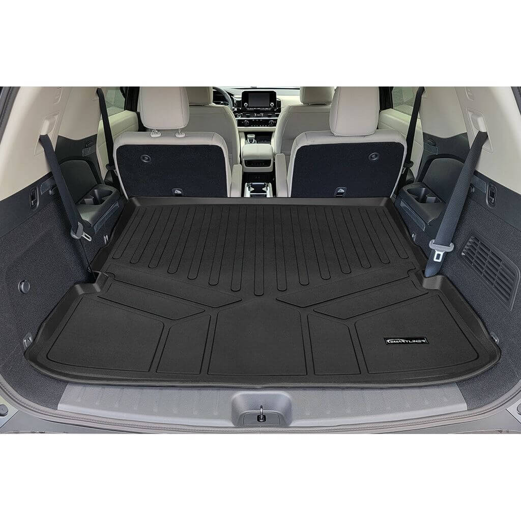 SMARTLINER Custom Fit Floor Liners For 2022-2025 Nissan Pathfinder (8 Passenger) Smartliner USA