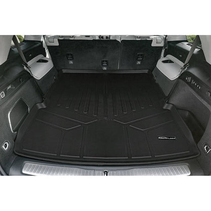 SMARTLINER Custom Fit Floor Liners For 2021-2025 Jeep Grand Cherokee L with 2nd Row Bucket Seat No Center Console with in between Coverage Smartliner USA