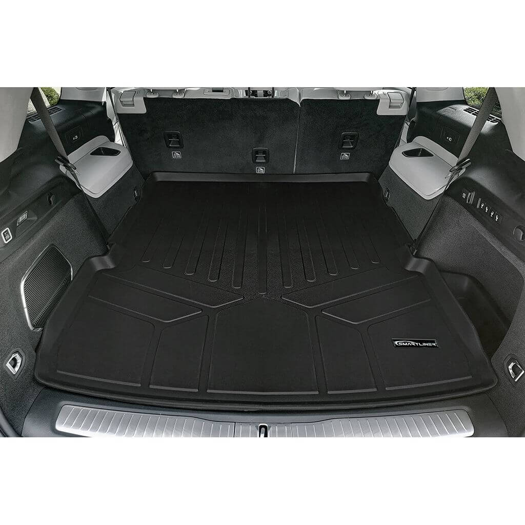 SMARTLINER Custom Fit Floor Liners For 2021-2025 Jeep Grand Cherokee L w/ 2nd Row Bench Seat Smartliner USA
