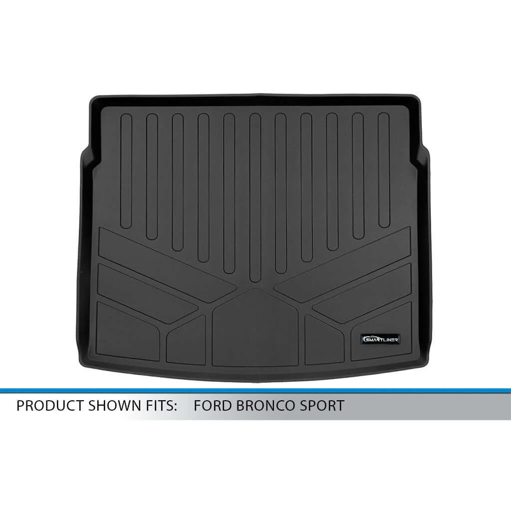 SMARTLINER Custom Fit Floor Liners For 2021-2025 Ford Bronco Sport W/O Rear Bump Smartliner USA