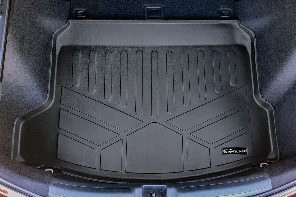 SMARTLINER Custom Fit Floor Liners For 2022-2025 Honda Civic Hatchback with 2nd Row USB Ports and Subwoofer in the Cargo Area Smartliner USA