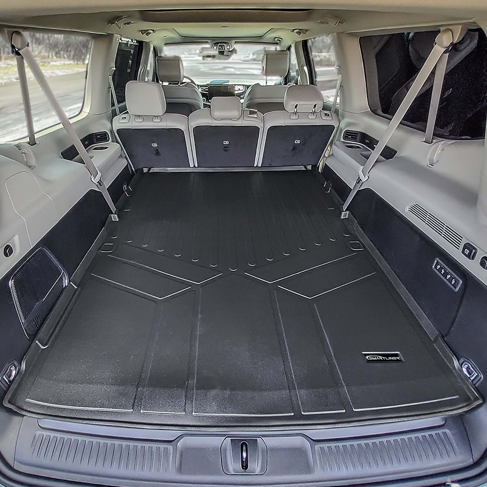 SMARTLINER Custom Fit Floor Liners For 2023-2025 Jeep Grand Wagoneer L (8 Passenger Model) Smartliner USA