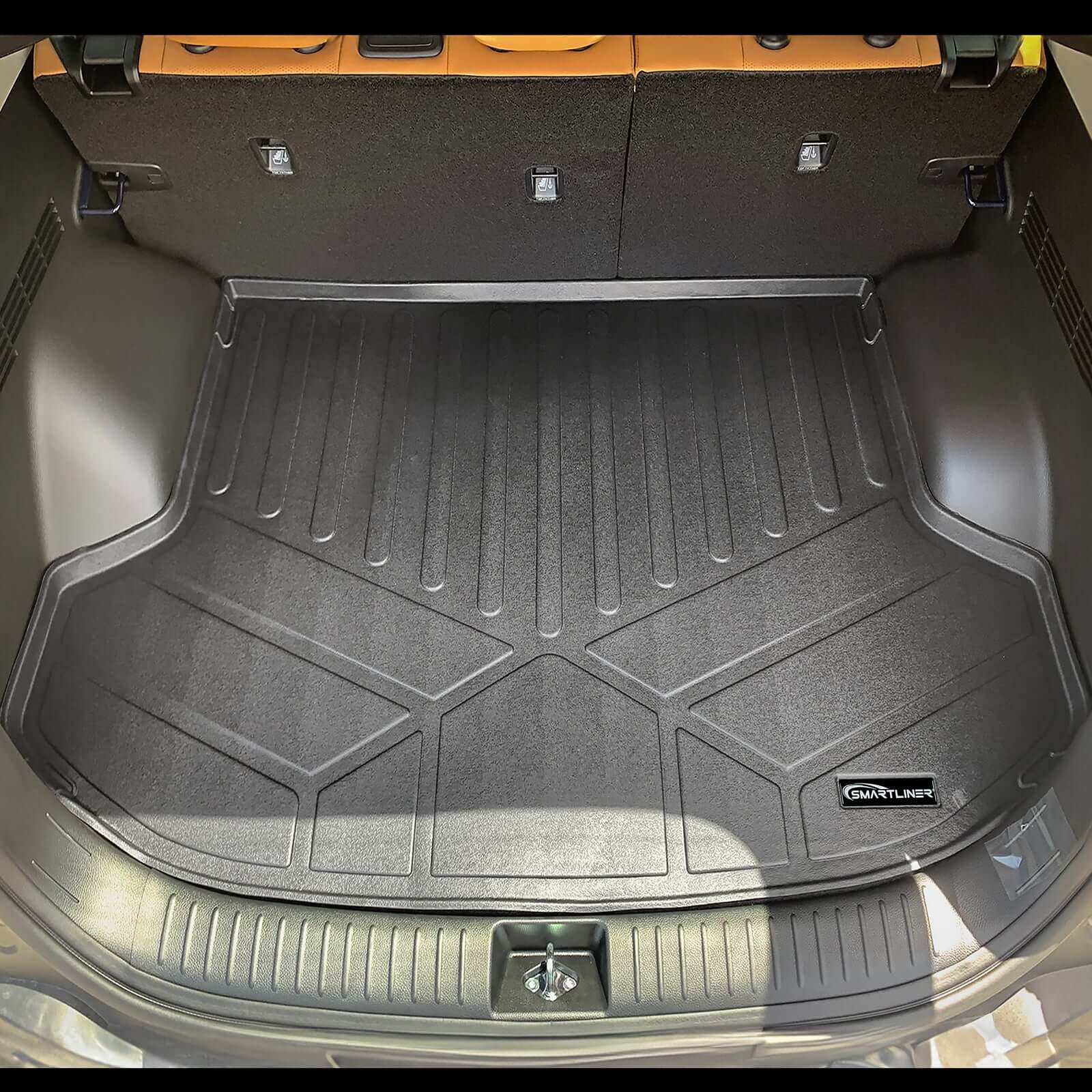 SMARTLINER Custom Fit Floor Liners For 2024 - 2025 Kia Seltos with Cargo Area in Upper Position Smartliner USA