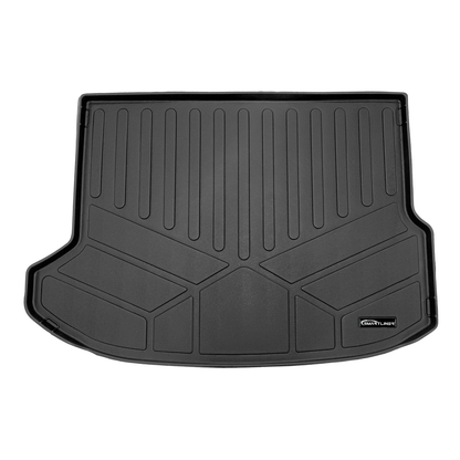 SMARTLINER All Weather Protection Custom Fit Black Cargo Liner Compatible With 2024 - 2025 Kia Seltos with Cargo Area in Upper Position with Subwoofer Smartliner USA