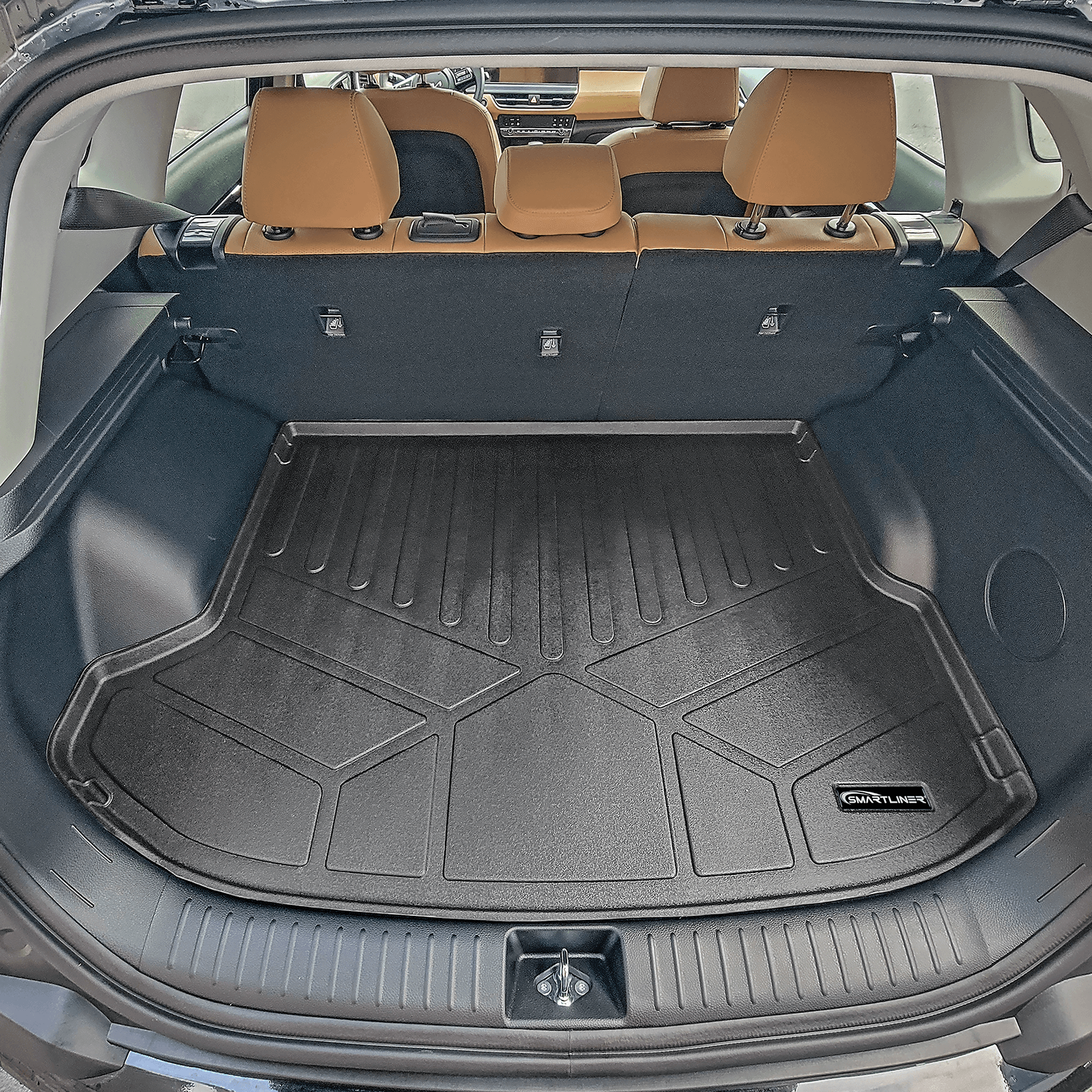 SMARTLINER Custom Fit Floor Liners For 2024 - 2025 Kia Seltos with Cargo Area in Upper Position Smartliner USA