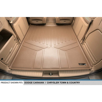Smart Trim™ Custom Fit Floor Liners For 2008 2020 Caravan/Town & Country (Stow'n Go Only) Smartliner USA