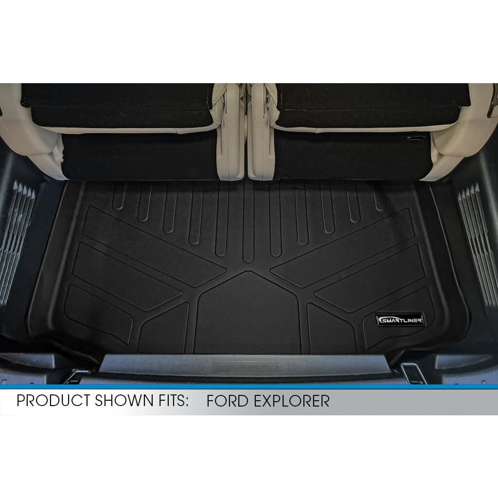 SMARTLINER Custom Fit Floor Liners For 2017-2019 Ford Explorer (without 2nd Row Center Console) Smartliner USA