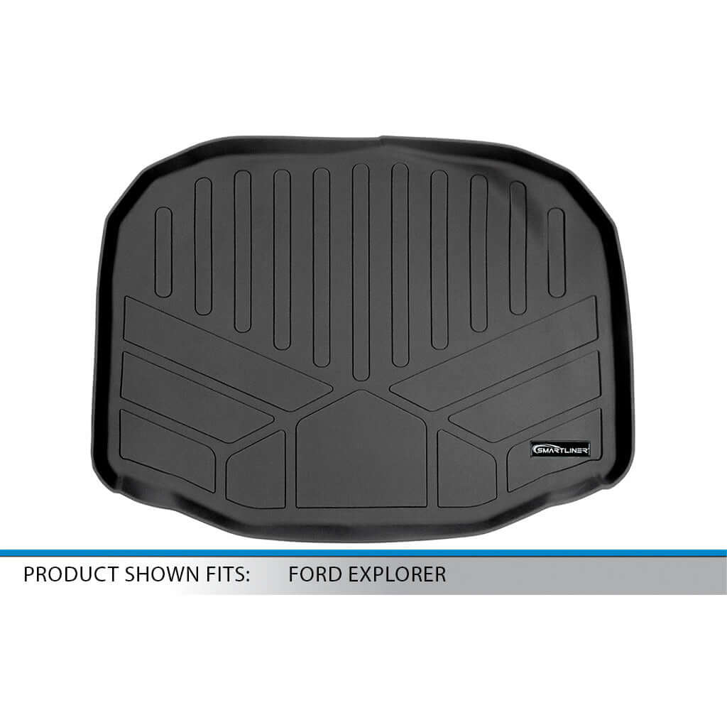 SMARTLINER Custom Fit Floor Liners For 2017-2019 Ford Explorer (without 2nd Row Center Console) Smartliner USA