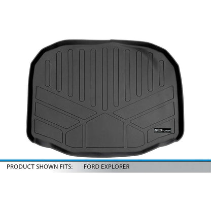 SMARTLINER Custom Fit Floor Liners For 2017-2019 Ford Explorer (without 2nd Row Center Console) Smartliner USA