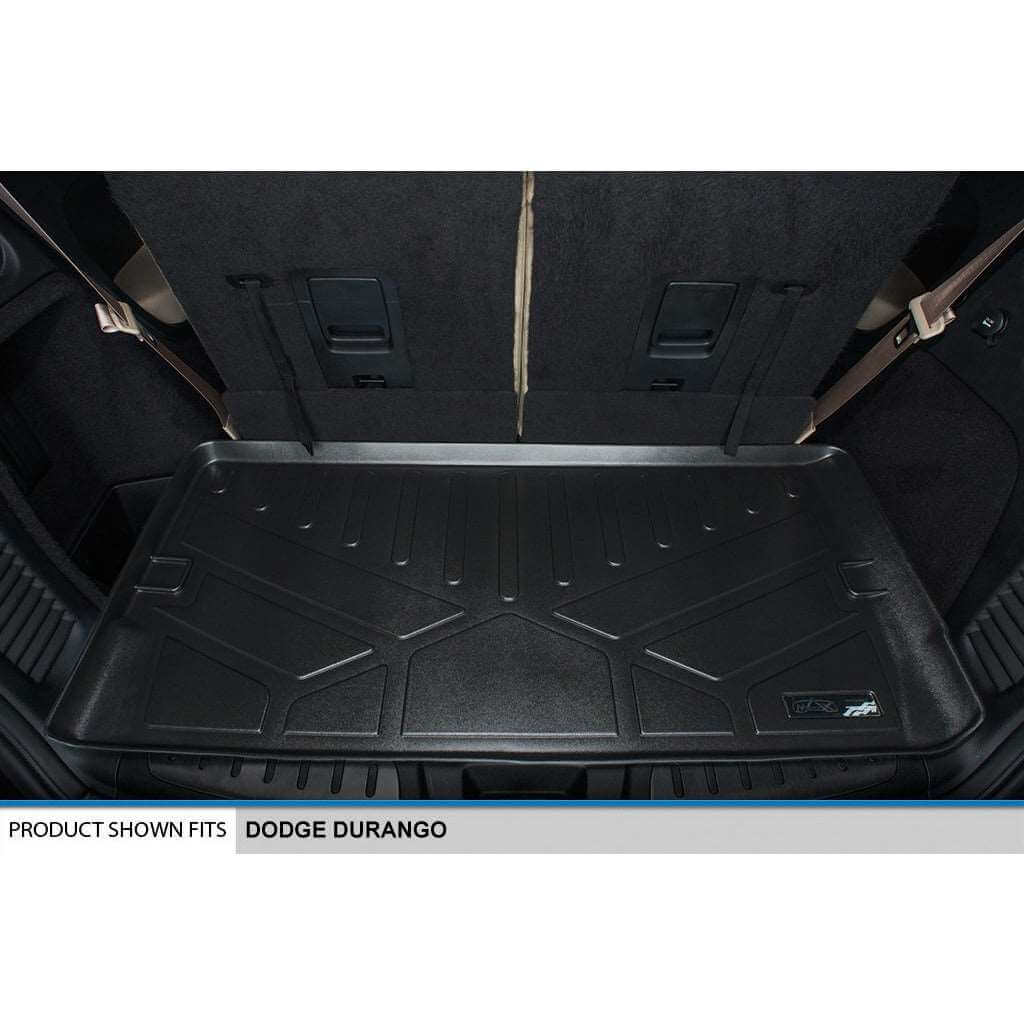 Smart Trim™ Custom Fit Floor Liners For 13-16 Durango with 1st Row Dual Floor Hooks & 2nd Row Bucket Seats Smartliner USA