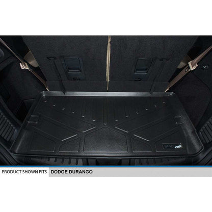 Smart Trim™ Custom Fit Floor Liners For 13-16 Durango with 1st Row Dual Floor Hooks & 2nd Row Bucket Seats Smartliner USA