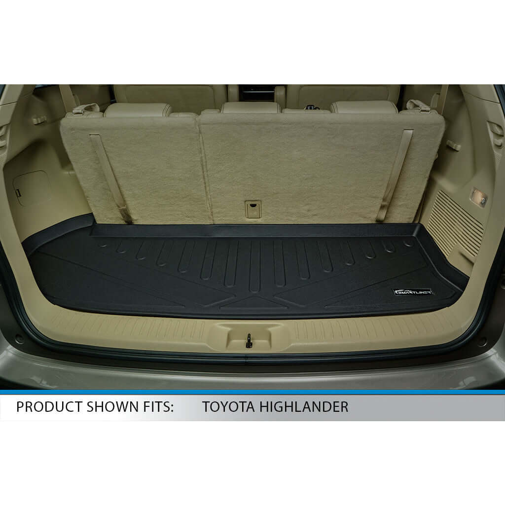 SMARTLINER Custom Fit Floor Liners For 2014-2019 Toyota Highlander Hybrid (with 2nd Row Bench Seat) Smartliner USA
