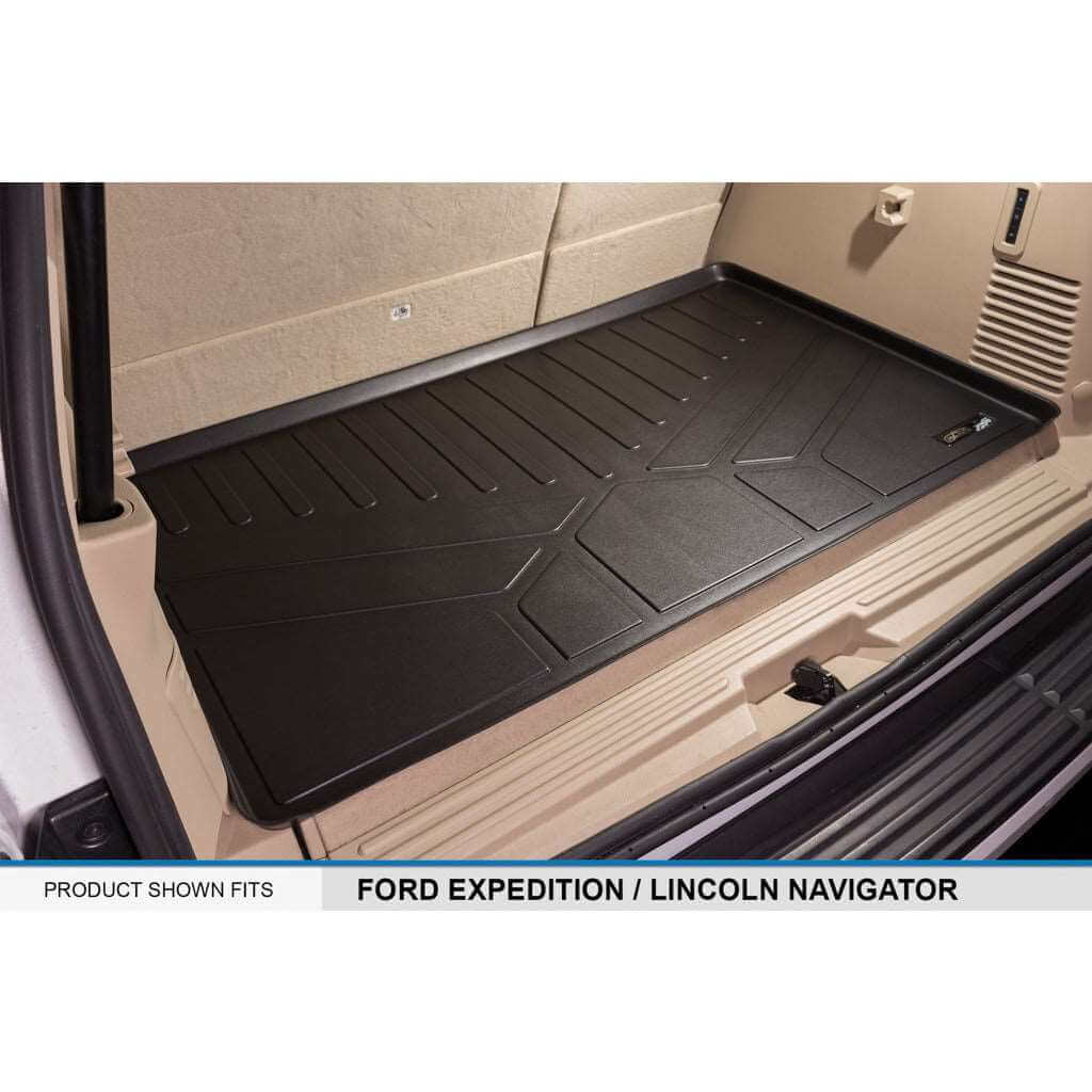 Smart Trim™ Custom Fit Floor Liners For 2011 - 2017 Ford Expedition EL/ Lincoln Navigator (with Console) Smartliner USA