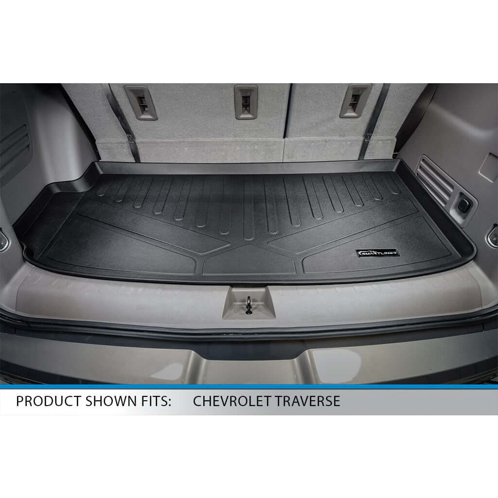 SMARTLINER Custom Fit Floor Liners For 2018-2023 Chevrolet Traverse (with 2nd Row Bench Seat) Smartliner USA