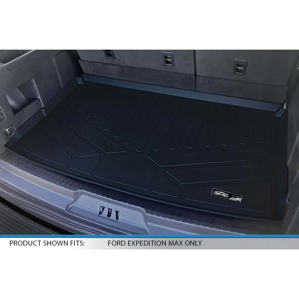 Smart Trim™ Custom Fit Floor Liners For 2018-2024 Lincoln Navigator 2nd Row Bucket Seats (Only Max or L) Smartliner USA