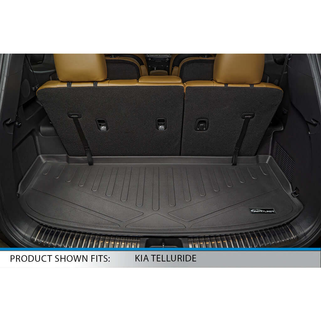 SMARTLINER Custom Fit Floor Liners For 2020-2025 Kia Telluride with 2nd Row Bucket Seats With Center Console Smartliner USA