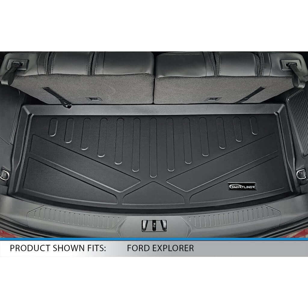SMARTLINER Custom Fit Floor Liners For for 2020-2025 Ford Explorer 7 Passenger Smartliner USA