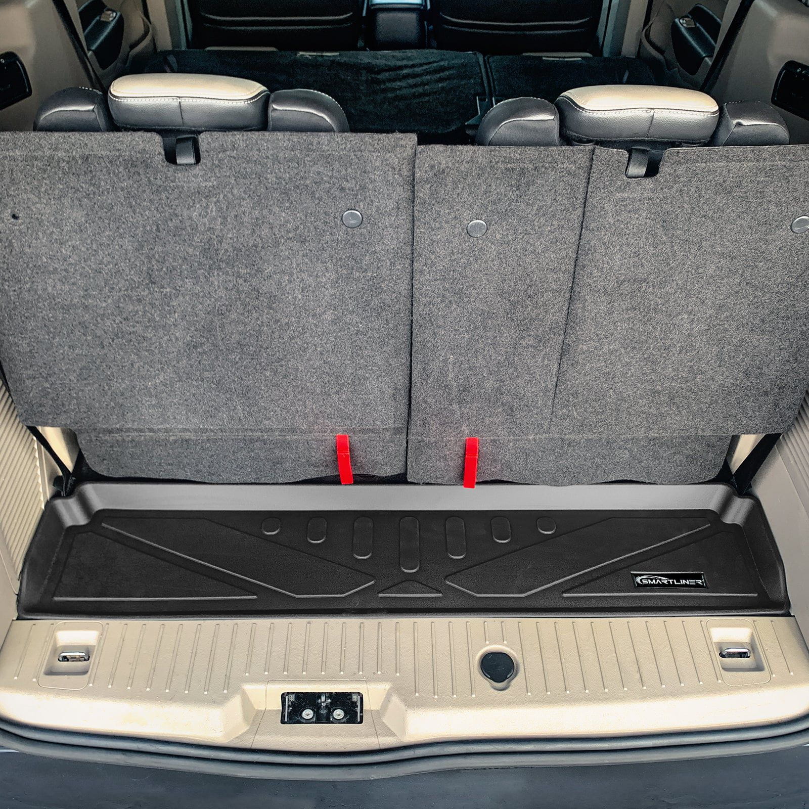 SMARTLINER Custom Fit Floor Liners For 2014-2020 Transit Connect With Carpet Flooring (Long Wheelbase & 2nd Row Bucket Seats) Smartliner USA