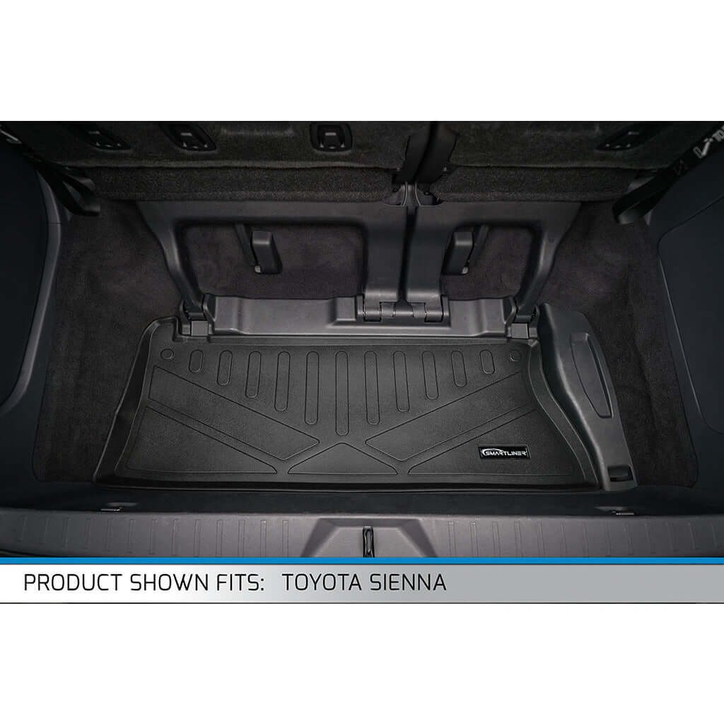 SMARTLINER Custom Fit Floor Liners For 2021-2025 Toyota Sienna with 2nd Row Bench Seat Smartliner USA