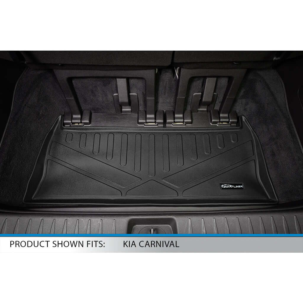 SMARTLINER Custom Fit Floor Liners For 2022-2025 Kia Carnival (7 Passenger Models Without 2nd Row VIP Seats) Smartliner USA