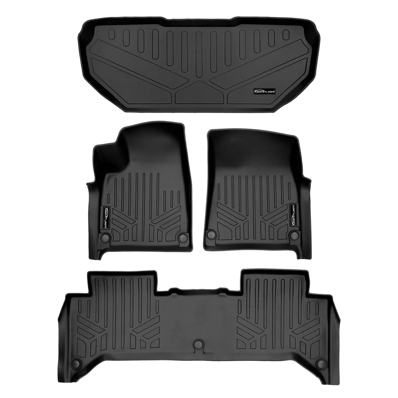SMARTLINER Custom Fit Floor Liners For 2022-2024 Rivian R1T Smartliner USA