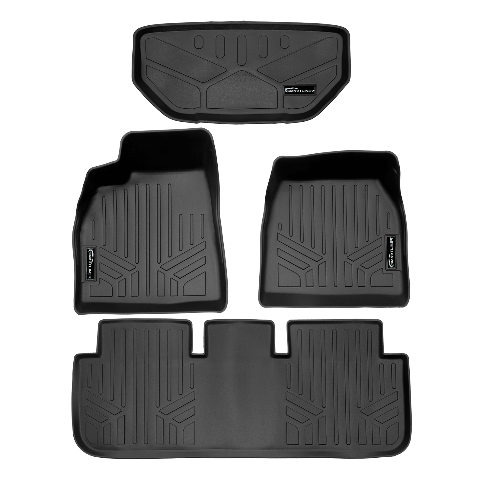 SMARTLINER Custom Fit Floor Liners For 2021-2024 Tesla Model S Smartliner USA