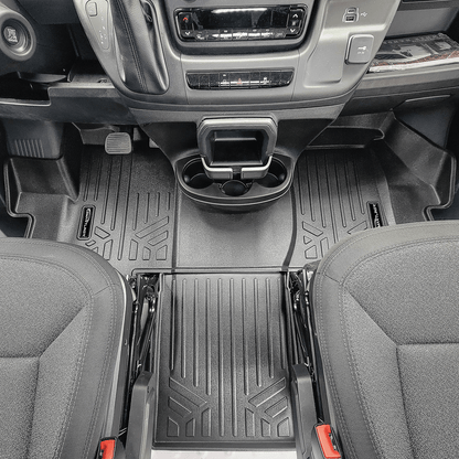 SMARTLINER Custom Fit Floor Mat Liner Set Compatible With 2018-2025 RAM Promaster Smartliner USA