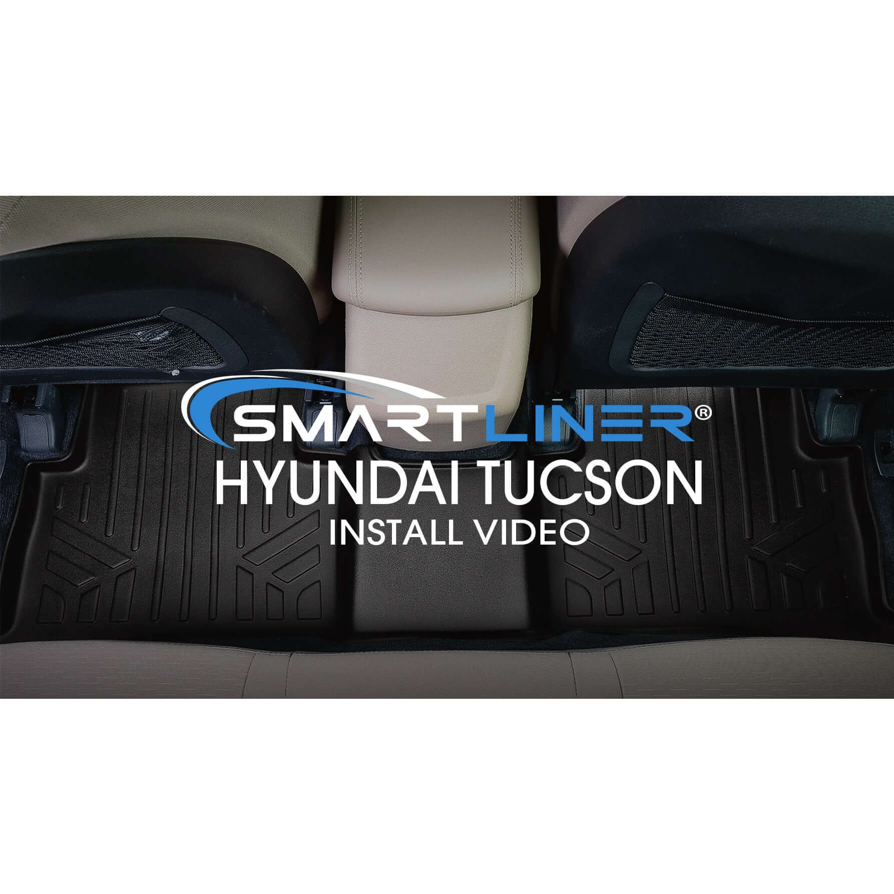 SMARTLINER Custom Fit Floor Liners For 2016-2018 Hyundai Tucson (No Hydrogen Fuel Cell Models) Smartliner USA